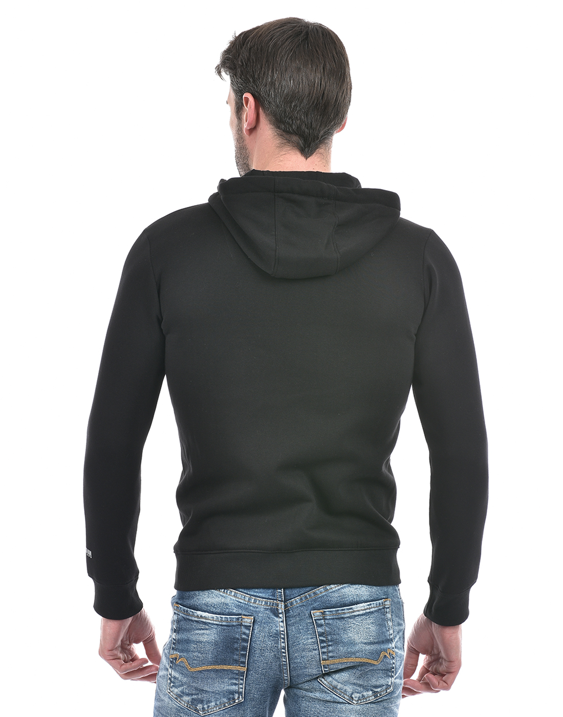 Numero Uno Men Abstract Black Sweat Shirt